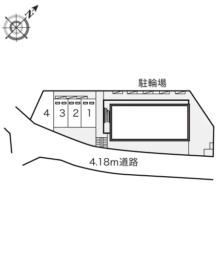 ★手数料０円★吹田市上山手町　月極駐車場（LP）